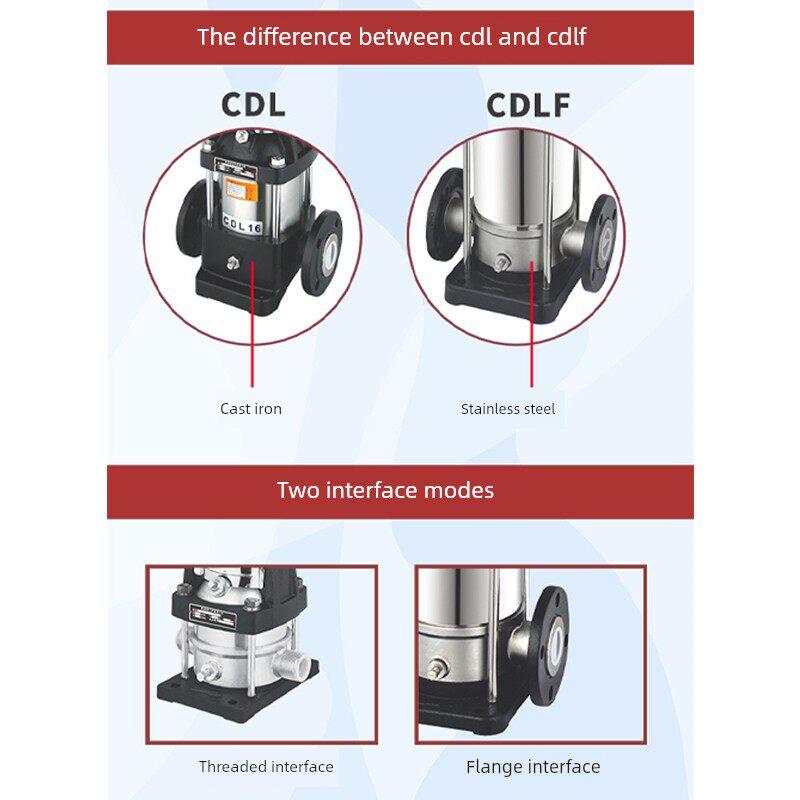 40Cdl/Cdlf8不锈钢立式多级离心泵高扬程增压泵恒压泵380V循环泵