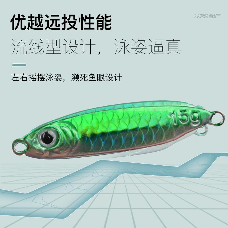 远投远投水层G-铁板路亚台钓饵
