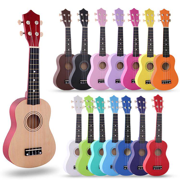 尤克里里21寸初学者女生儿童学弹入门玩具碳纤维少儿小吉他乐器