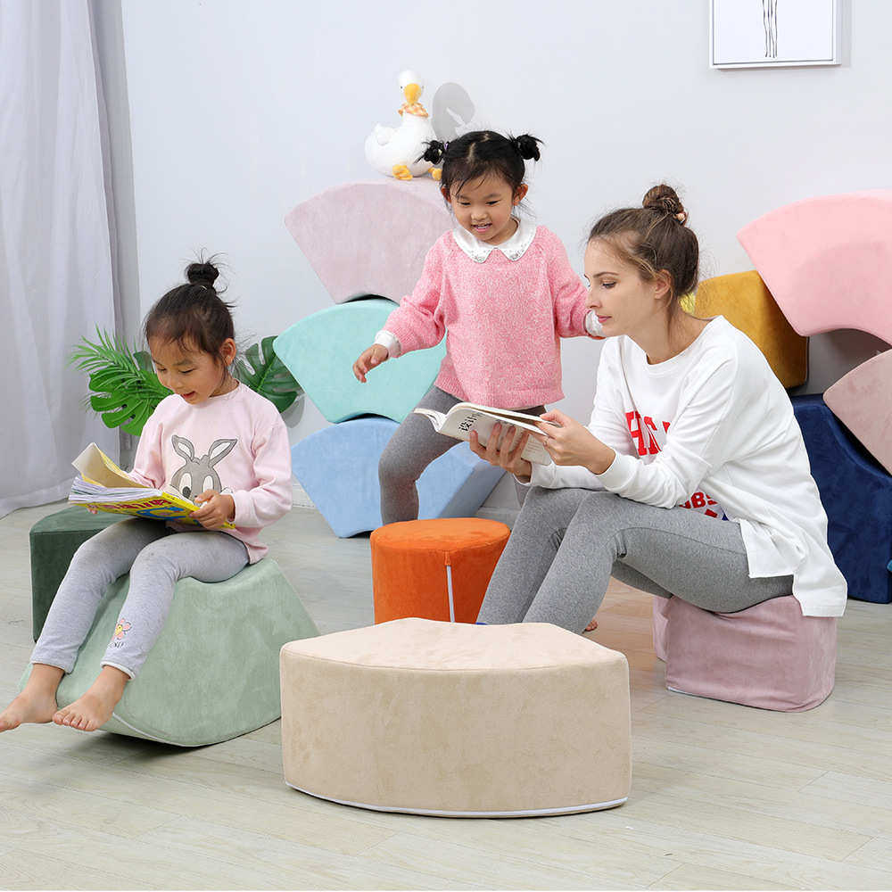 可拆洗7件套儿童坐垫模块孩子娱乐积木垫高密度海绵块座垫,居家布艺,美臀垫/保健坐垫,淘宝优惠券,粉丝福利购,淘宝优惠卷