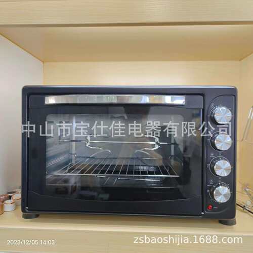 工厂直销45-48L多功能家用电烤箱4根发热管可订制有CB认证可出口