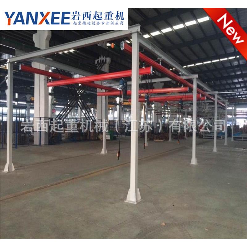 简kb柔性起重机柔性梁悬重挂APS起重机250kg起k操作单