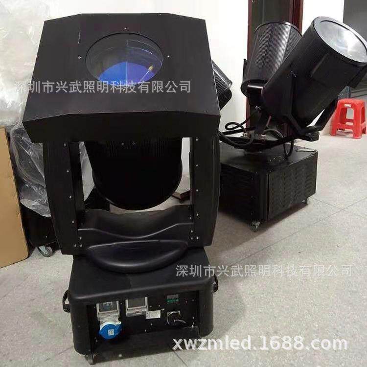 探照灯光束灯3000w能投3000米舞台灯摇头七彩光束图案灯投影灯