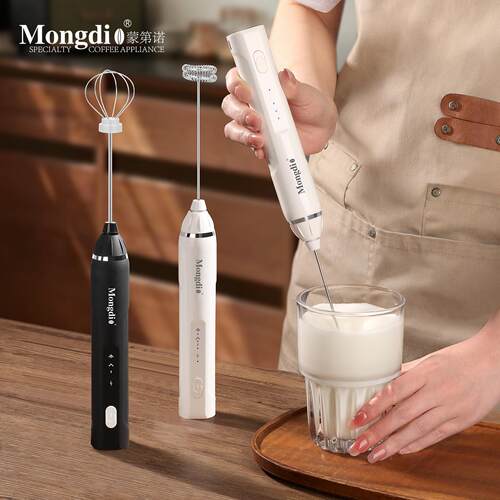 Mongdio打奶泡器咖啡打泡器奶泡打发器电动奶泡机手持牛奶搅拌器