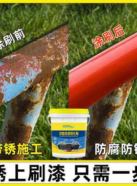 水性防锈漆 铁门栏杆暖气片金属漆免除锈防腐铁锈转化剂家用油漆
