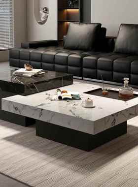 DSKB1TFB13茶几代意式D高端岩板茶几轻奢现简约客厅用大家理石小