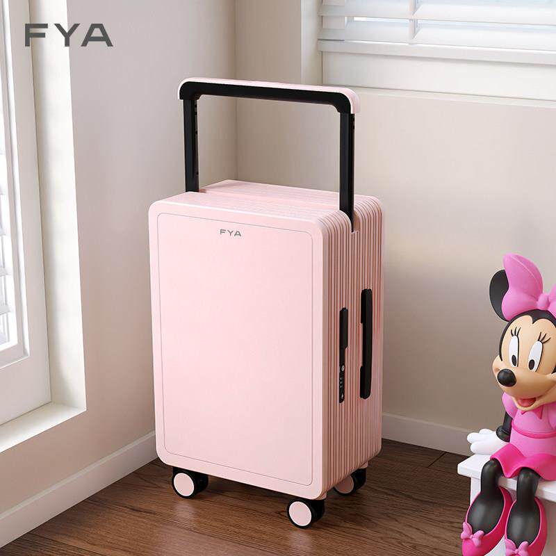 正品FYA宽拉杆行李箱女生密20025新款小型2寸登机结实用码旅行箱图片