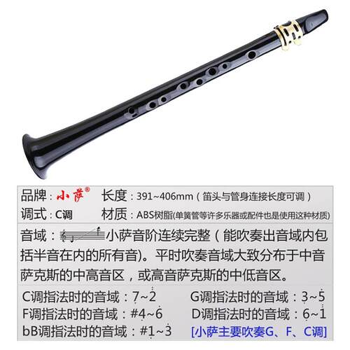新款小萨克斯携式单萨克斯风你小簧管笛子儿童自学迷简便易吹管乐