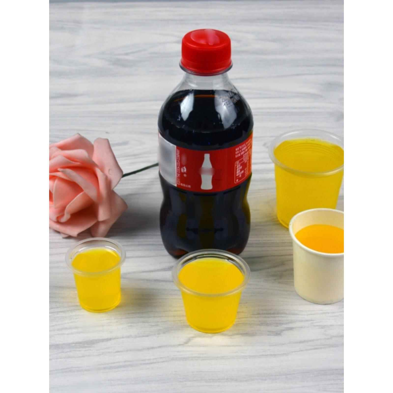 一次性品尝迷你20ml试饮杯带盖饮料试喝一口杯小号一次性塑料酒杯