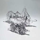 装 工艺品玄关假山饰品现代创意透明家居树脂软样板房客厅酒柜摆件