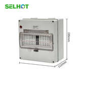 厂家56CB4N澳标防水电源箱IP66防水保护窗配电箱断路器窗口空开盒