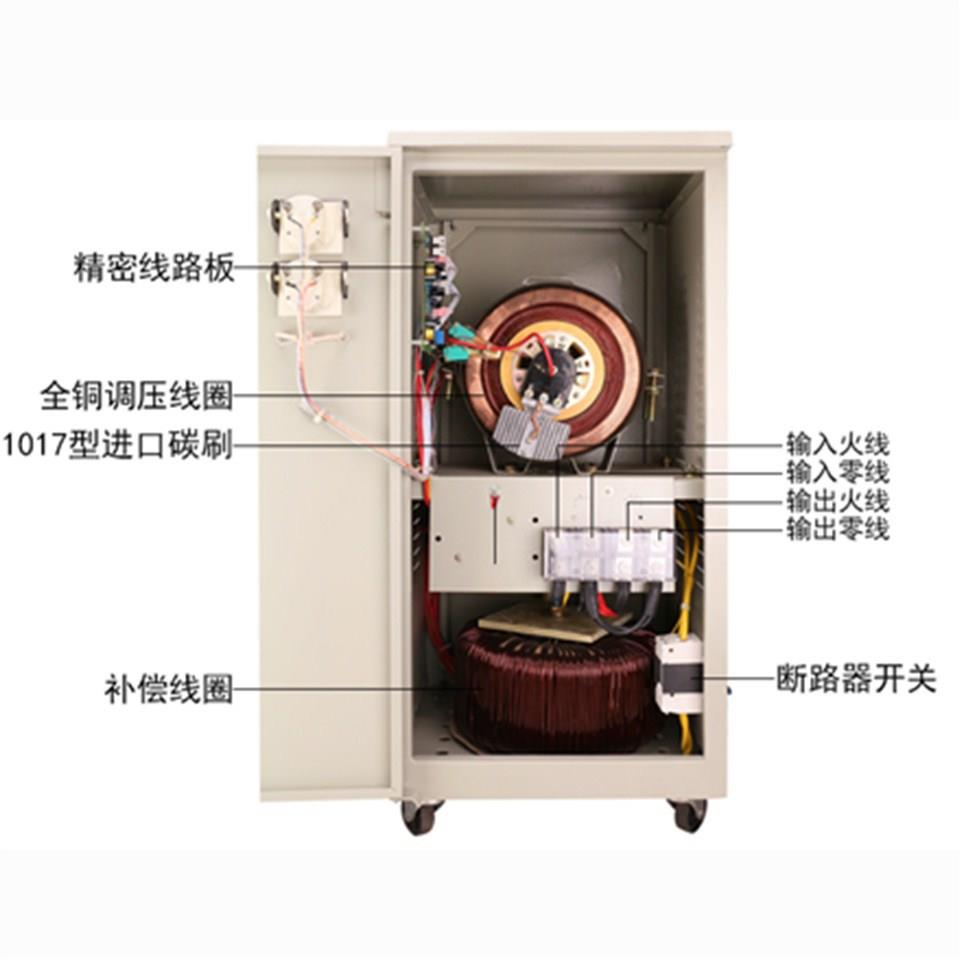 TND单相交流稳压器220v家用稳压器20kva全铜超低压120v-260数显表