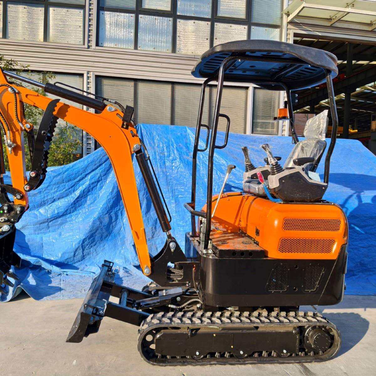 外贸出口新款小型履带式挖掘机 HT20微型挖掘机 家用挖沟填土挖机