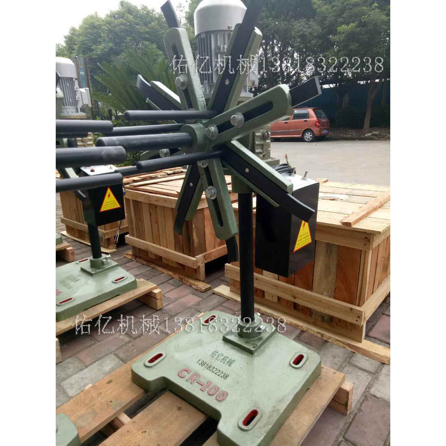 钢带放料手摇卷径大小自动感应冲压速度带架正型DIY反转动小电动