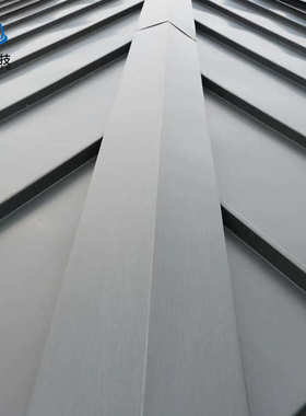 0.7mm厚25430型钛锌屋面板立边咬合金属屋面系统钛锌板防水