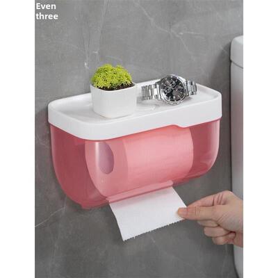 Toilet Tissue Paper Holder Shelf Bathroom kitchen Towel Roll