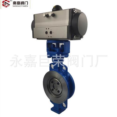 双作用软密封蝶阀 D373H-25C手动对夹蝶阀 南高阀门厂