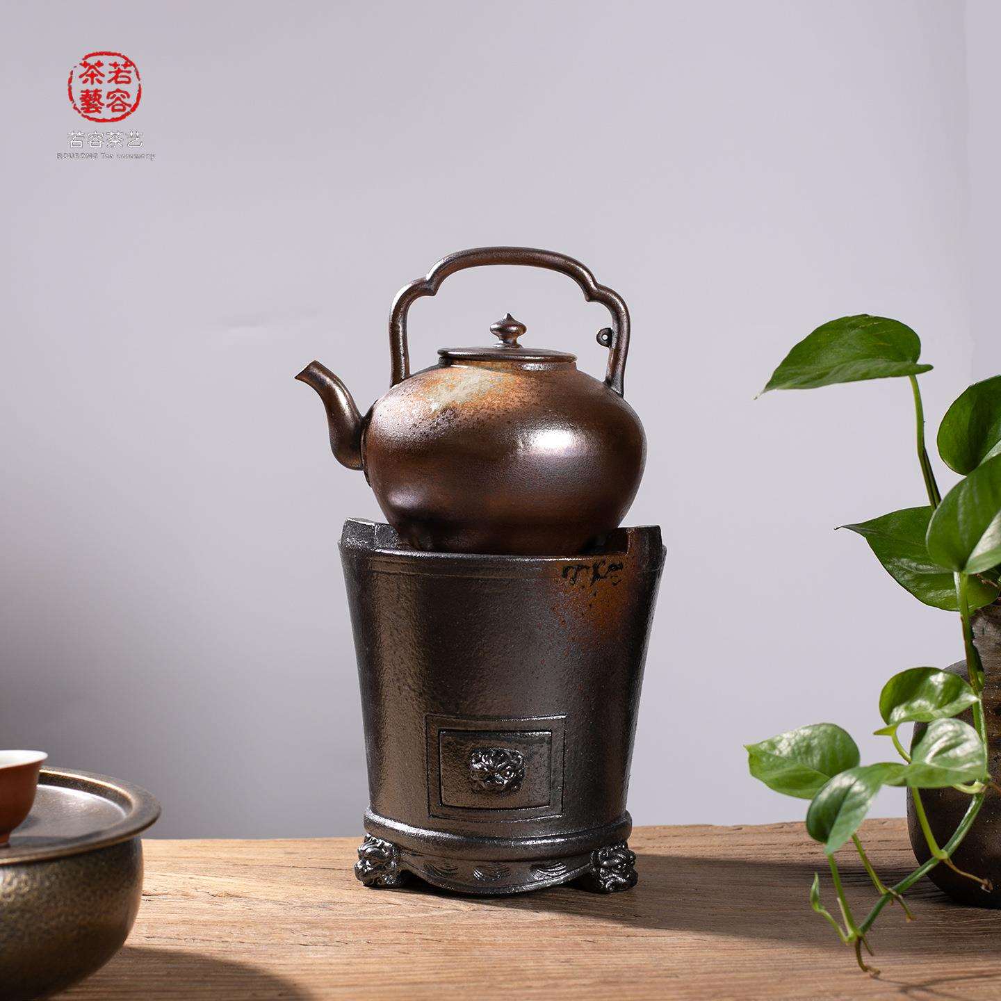围炉煮茶陶壶电陶炉炭炉煮茶壶罐罐茶烤奶茶烧水壶单壶提梁壶家