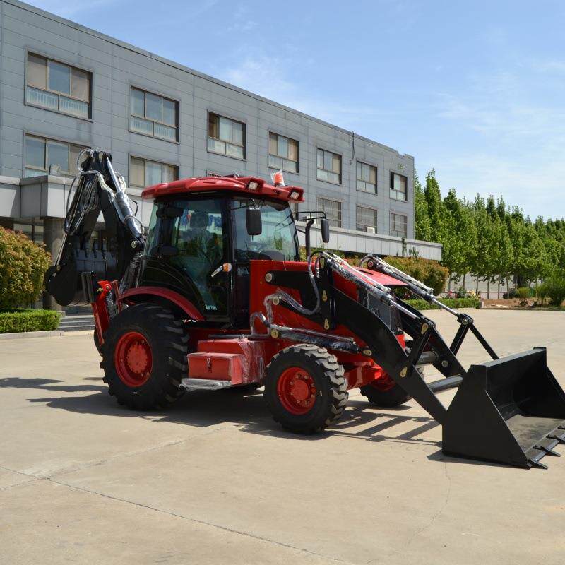 源头工厂反铲装载机 挖掘装载机土方工程车新款驾驶室两头忙