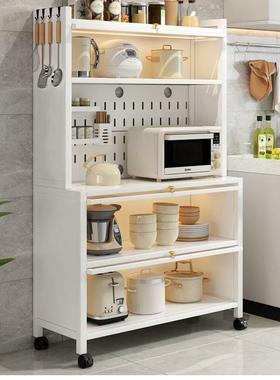 厨房置架多层餐边柜出租落家居收000018屋纳柜家用客厅地多物功能