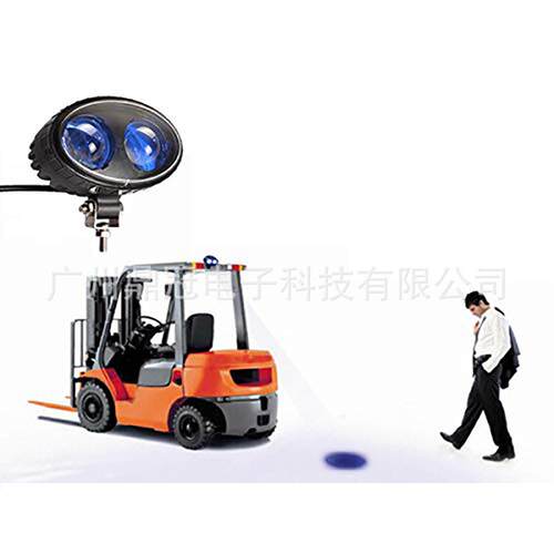 叉车警示信号灯 蓝光叉车灯 叉车倒车灯 堆高车蓝光警示灯10-80V