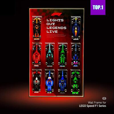 适用于于乐高speedF1系列赛车77242/7751积木上墙展示背景挂板相