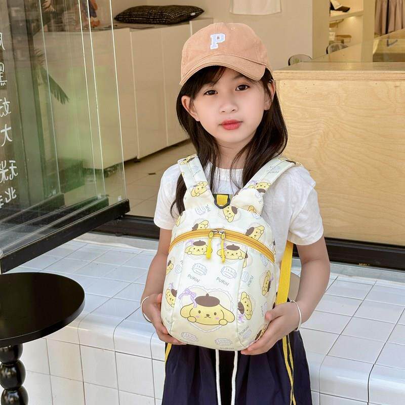 防走失小孩背包迷你宝宝可爱小书包零食带牵引绳胸前扣幼童双肩包
