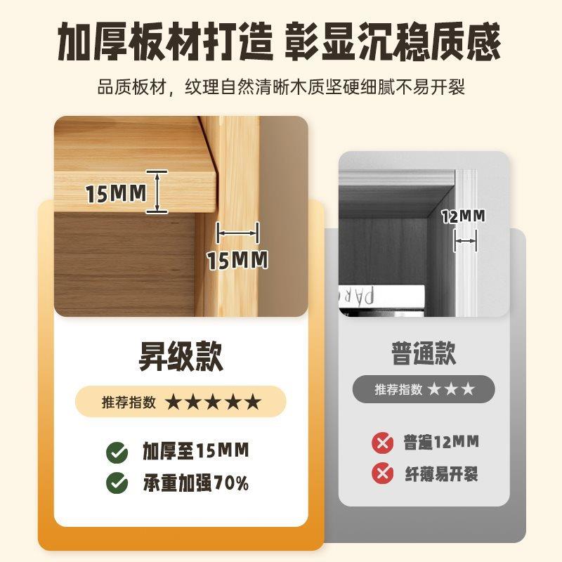 日式矮柜实ZFW木书家用小柜子儿童收纳物储柜格柜书子架柜落地置