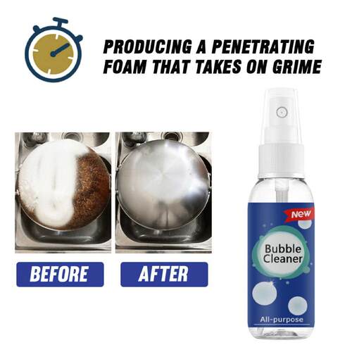 Jue Fish Kitchen Heavy Oil Stain Foam Cleaner - A gentle and