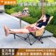 户外折叠档调节月亮椅便携式 露营加高靠背午休折叠躺椅钓鱼躺椅