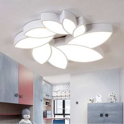 灯具 卧室吸顶灯简约现代婚房个性创意 卧室灯温馨浪漫儿童铁艺灯