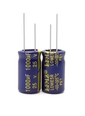 MLFZ源头工厂铝电解容插件 5v125v1000u000UF 10电x17电解电容规