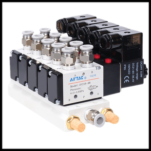 airtac 4v230p电磁阀 原装 亚德4v230e 4v230c4v22008客06 4v210