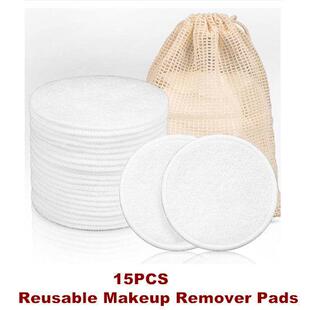 Reusable Makeup Remover Pads Cotton Rounds Removal Cleansing