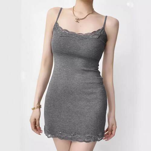 Women's polyester pullover collar wrapped hip skirt dress