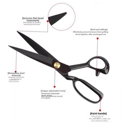 QUALITY UPHOLSTERY TAILOR SCISSORS Fabric Material Shear