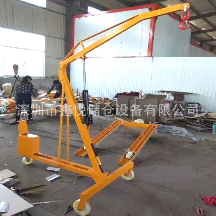 手推式可折叠动吊臂装卸车轻型吊臂升降电516推叉车手臂式曲车