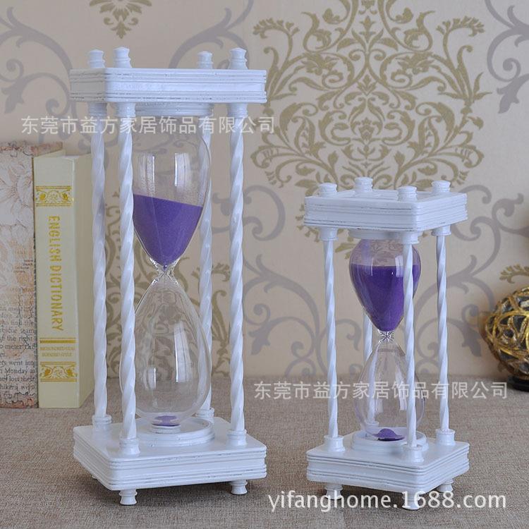 欧美风格家饰 彩色沙漏摆件 客厅卧室书房装饰品 沙漏计时器