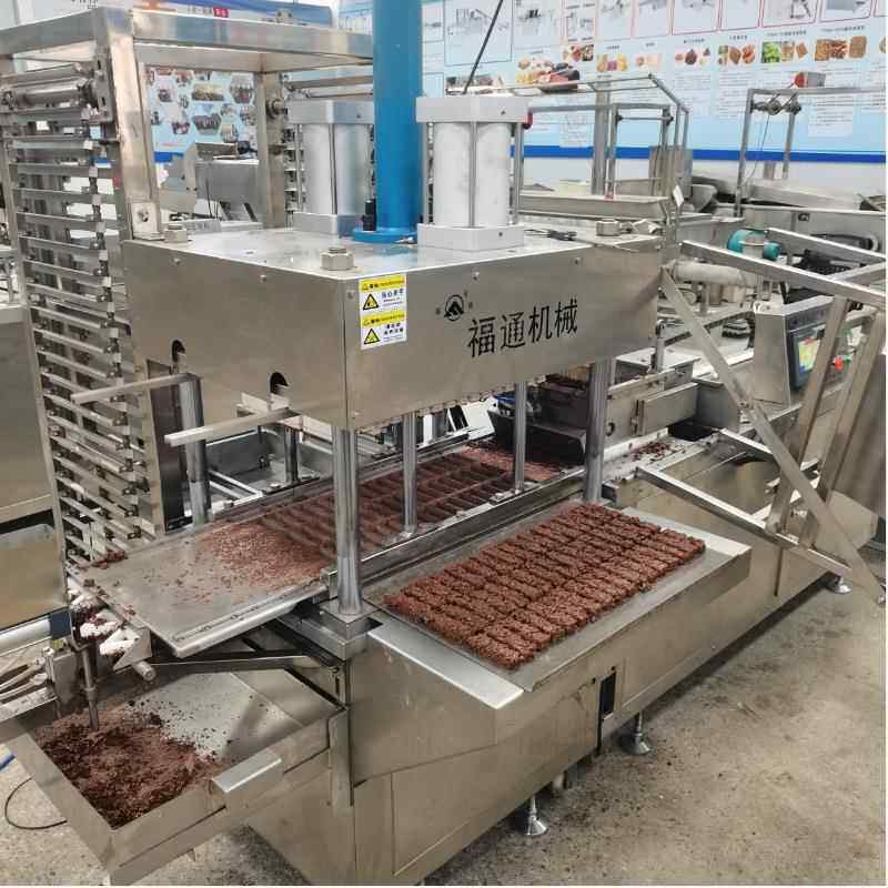 麦巧克力生产线克力巧燕麦酥燕机器巧克力燕棒成XVN型设备厚薄麦
