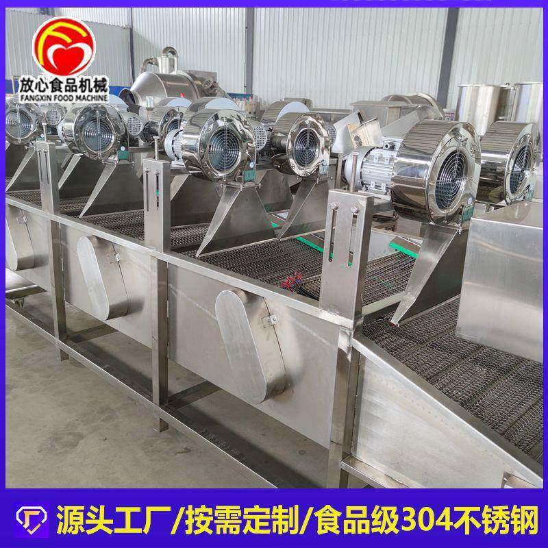 平行风干机 水果蔬菜食品包装袋大型风干设备 翻转式风干机流水线