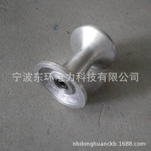 放线滑轮电缆滑轮钢轮铝合金压铸铝轮包胶铝滑轮