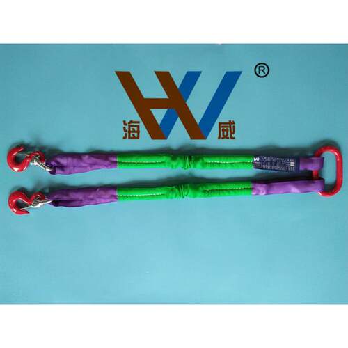 新款直销组合吊装带两腿2t*1m/T*1M双肢2叉4腿起重吊带/4吨1米多