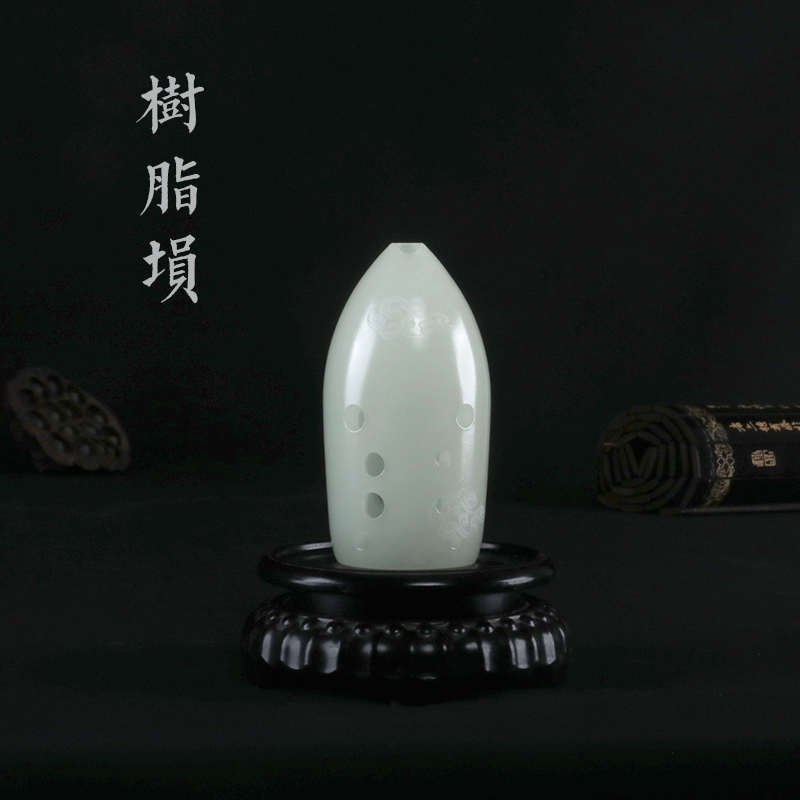 楚吟 树脂埙十孔高3咪七星/西安指法玉埙笔筒埙双腔乐器初学者勋