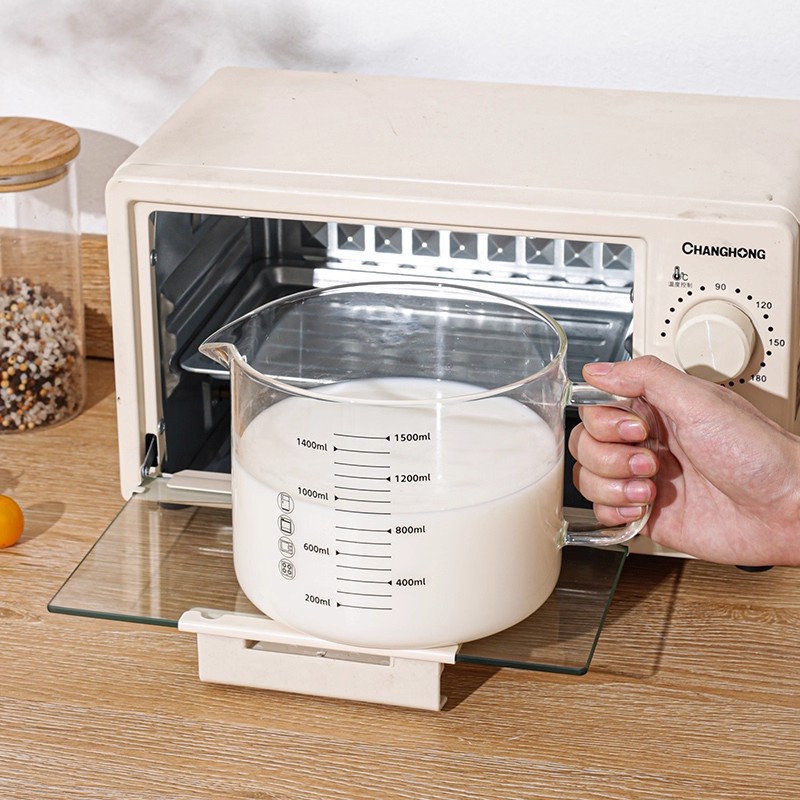 耐高温微波炉玻璃量杯量杯杯子