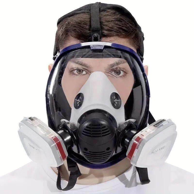 Chemical Gas Mask 6800 Dust Respirator Anti-Fog Full Face Ma