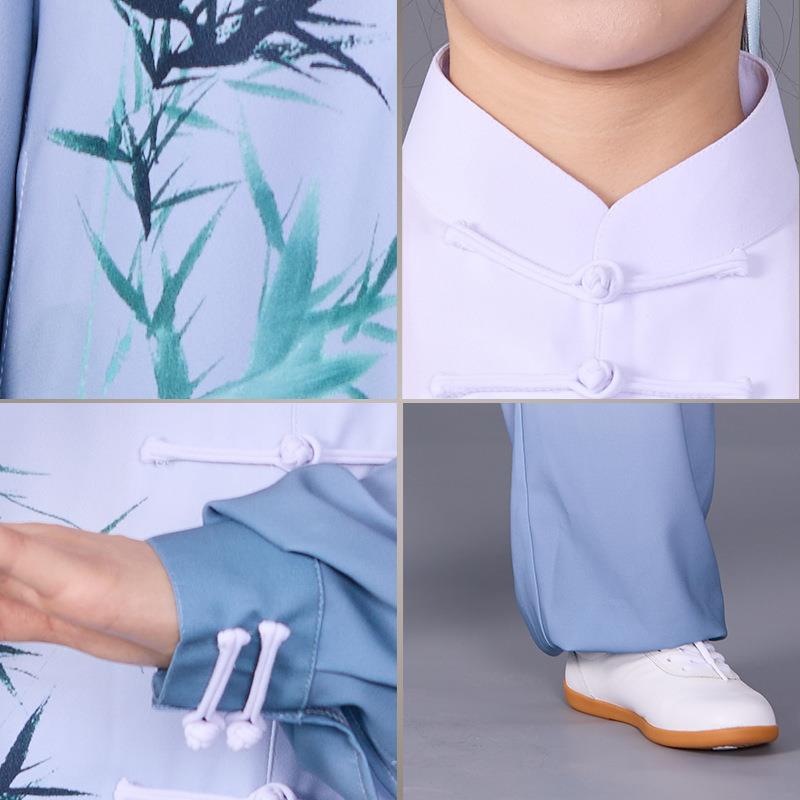 珠光纱太极服女春游仙功夏表演服秋武术练服太极男中国风8888