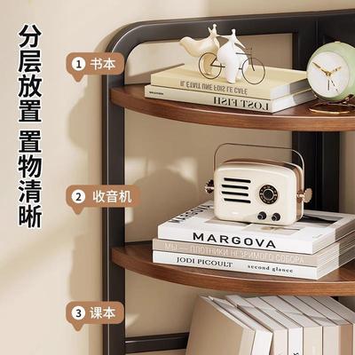 书桌收纳置物架简易书架桌面收纳学生转角书本多层储物柜