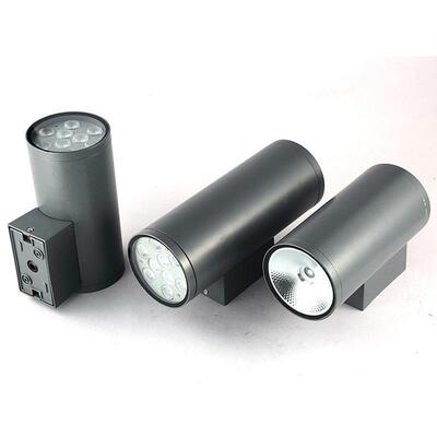 LED户外灯具套件壁灯外壳单头6W9WCOB15W双头12W18WCOB25W铝压铸