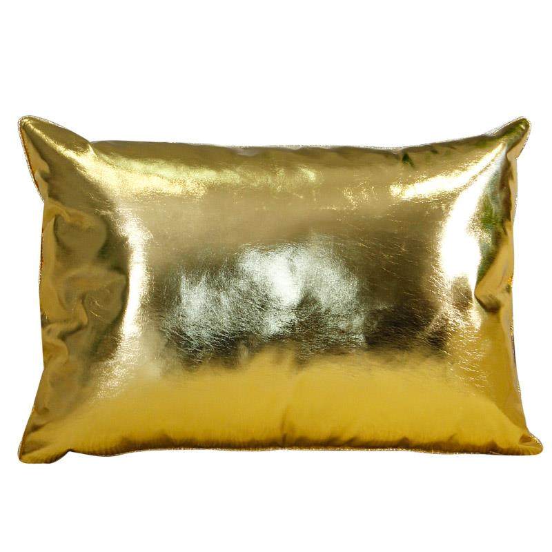 新款网红五星枕pu抱枕金色星星装饰爱心发厅皮客靠垫沙北欧靠拍照