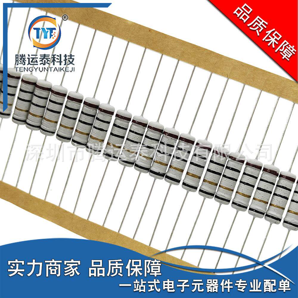 供应绕线电阻KNP2W10R10欧10Ω精度5%灰色5色环电阻编带